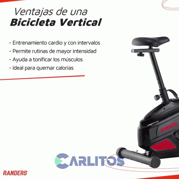Fitness Bicicleta Magnetica Con Pulso Randers Arg-456