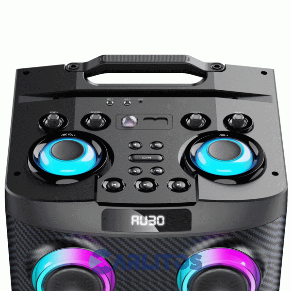 Parlante Torre Crow Mustang Cyberbeat Con Bluetooth 40000 Watts Pmpo