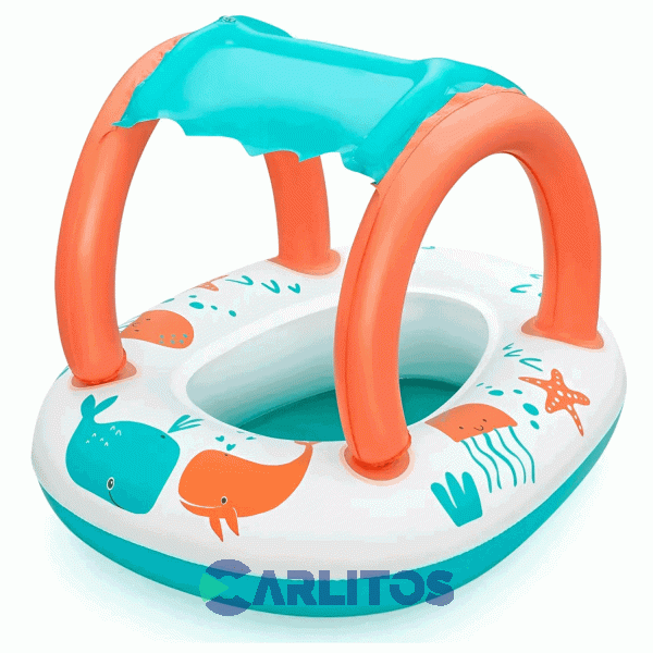 Bote Inflable Bestway Para Bebe Acolchado 84 X 67 Cm 34203