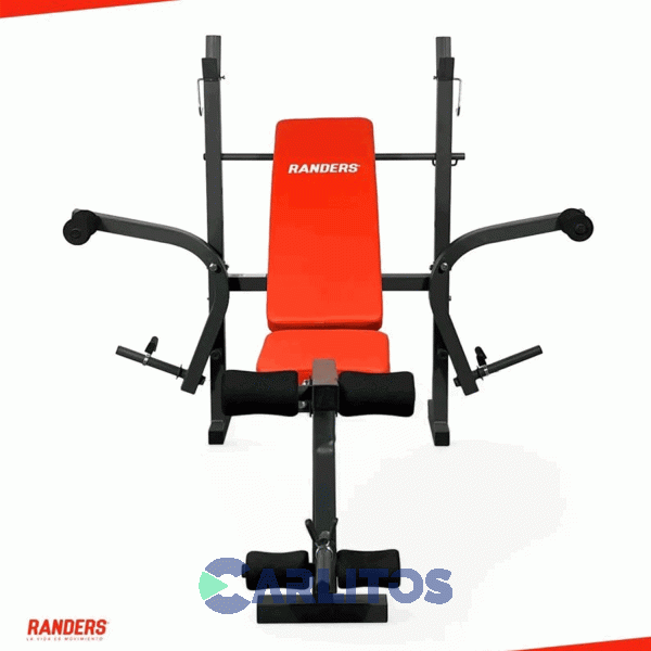 Fitness Banco Randers De Pesas Plegable - Estacion Mariposa Y Scott  Arg-140-X