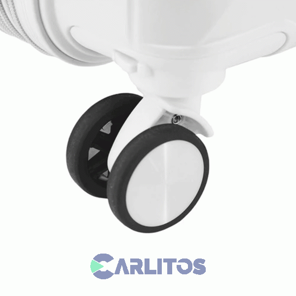 Valija 20" Rigida 4 Ruedas Giratorias Wilson 65.1769W/2 Blanca