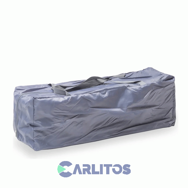 Cuna Bolso Transportable Bebesit Doble Altura Con Cambiador 2105-Ab Gris