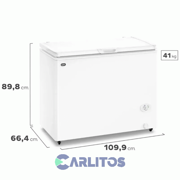 Freezer Horizontal Gafa 316 Litros Inverter Blanco Fghi302b-l