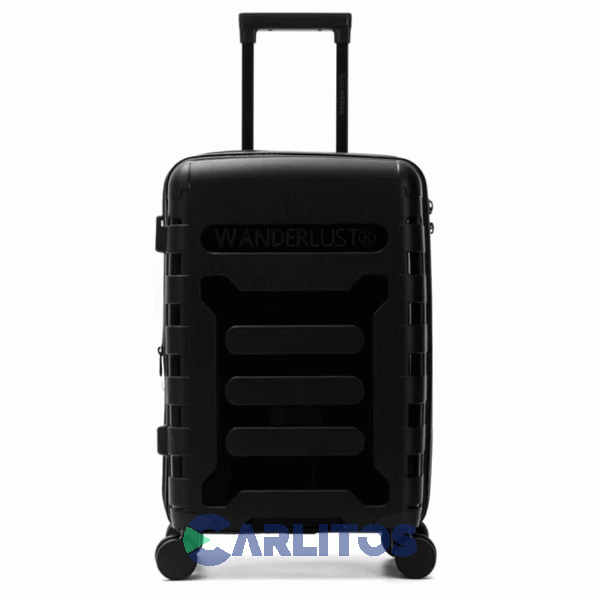 Valija 20" Rigida 4 Ruedas Giratorias Wander Lust 41553 Negro