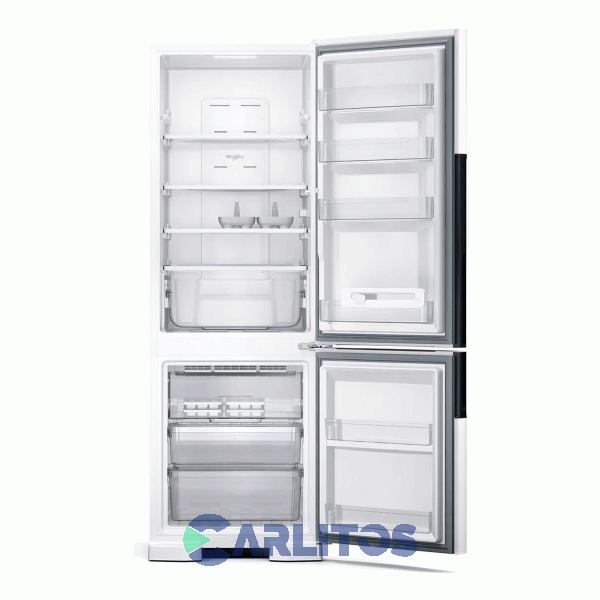 Heladera No Frost Whirpool Combi Inverter 397 Litros Blanca Wre44bb