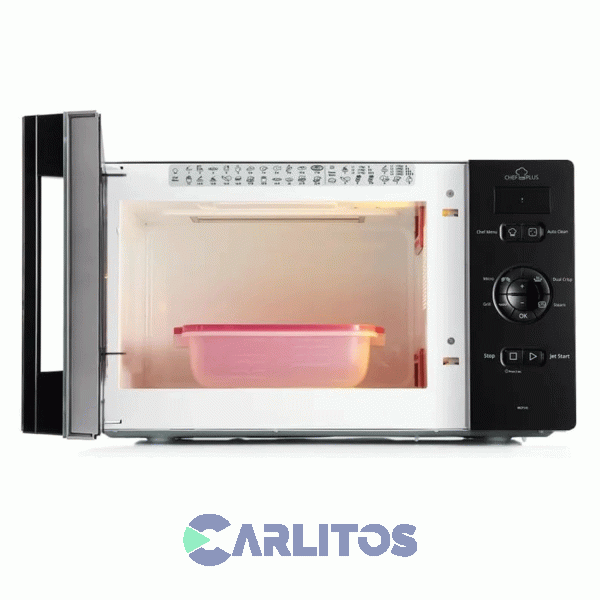 Microondas Con Grill Whirlpool Digital 25 Litros Negro Mcp346sl