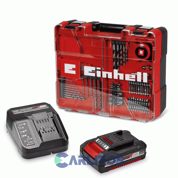 Kit Taladro Atornillador Einhell 13 Mm Inalambrico 18 V Te-Cd 18/40 Li-I +64 (1 X 2.0ah)