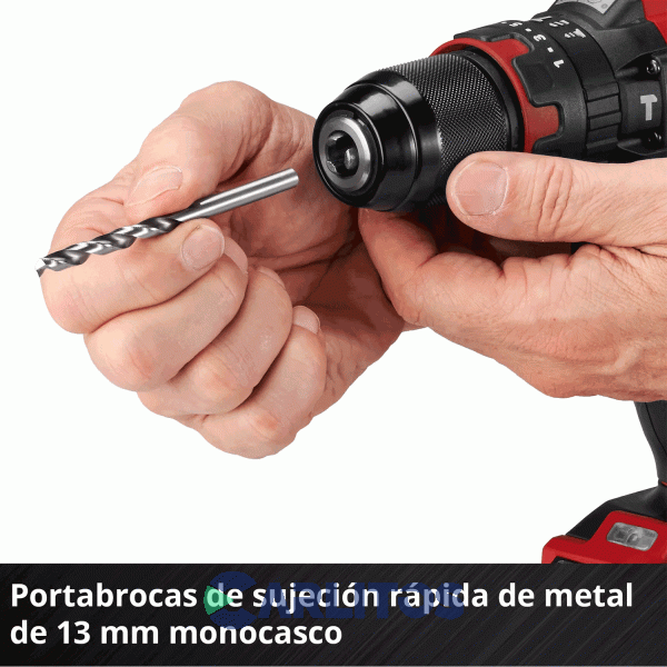 Kit Taladro Atornillador Einhell 13 Mm Inalambrico 18 V Te-Cd 18/40 Li-I +64 (1 X 2.0ah)