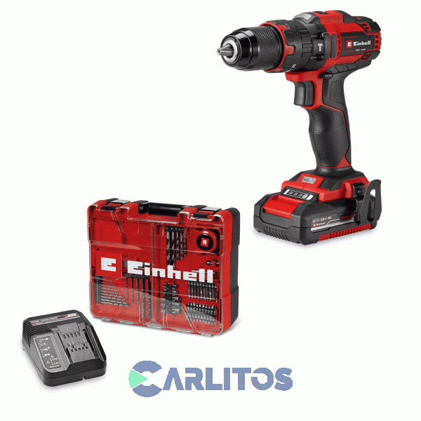 Kit Taladro Atornillador Einhell 13 Mm Inalambrico 18 V Te-Cd 18/40 Li-I +64 (1 X 2.0ah)