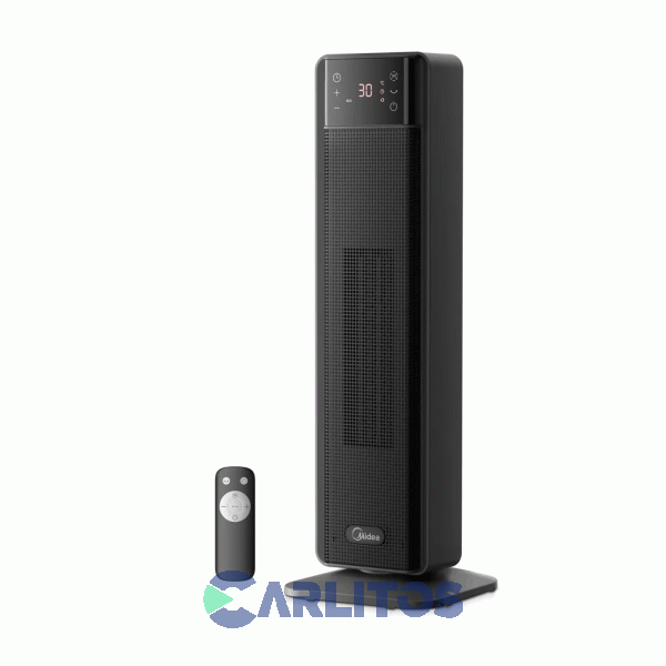 Estufa Turbo Midea De Placa Ceramica Con Forzador Turbopower 2000 Watts Tch-2kw-Ar1