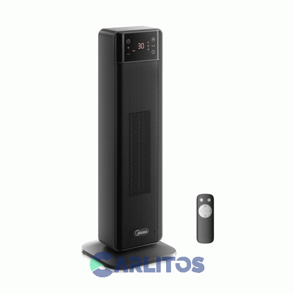 Estufa Turbo Midea De Placa Ceramica Con Forzador Turbopower 2000 Watts Tch-2kw-Ar1