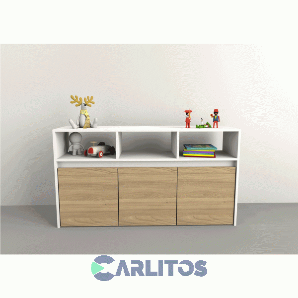 Juguetero Con Tres Cajones Tables Cod:3038 Olmo Finland&eacute;s Everest