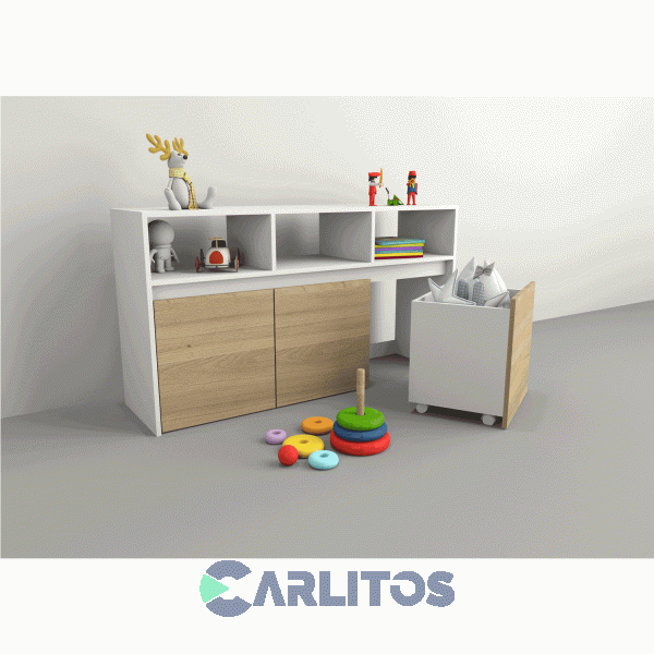 Juguetero Con Tres Cajones Tables Cod:3038 Olmo Finland&eacute;s Everest