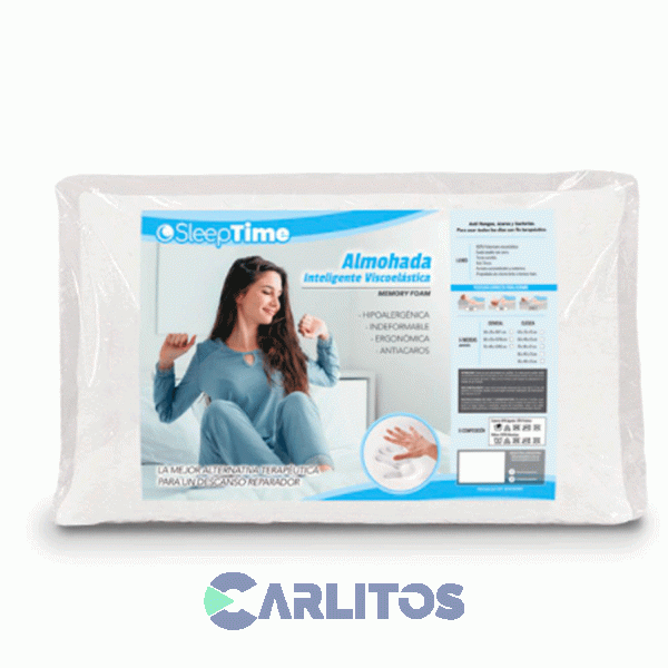 Almohada Fibra Sleeptime 0.70 X 0.40 Mts Clasica