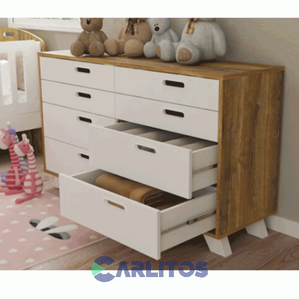Comoda Linea Nordic La Esperanza Atakama Y Laqueado Blanco