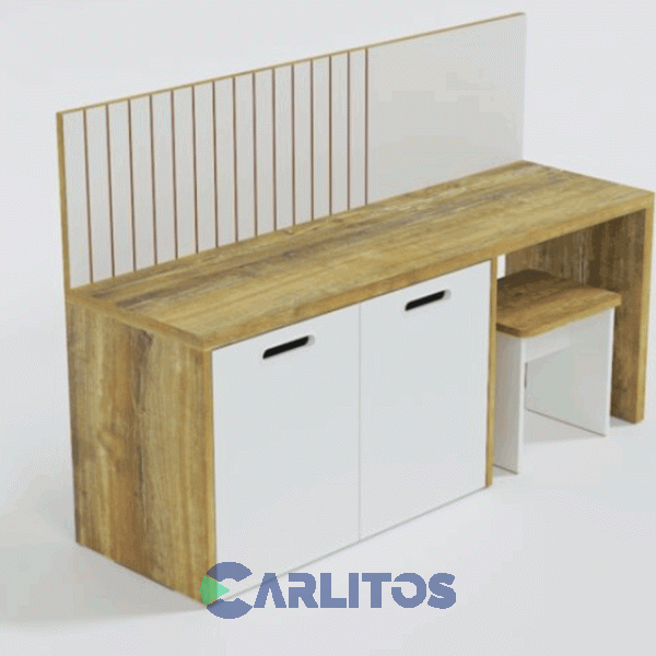 Escritorio Juguetero Playdesk Linea Nordic La Esperanza Atakama Y Laqueado Blanco
