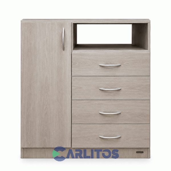 Chiffonier 1 Puerta 4 Cajones Platinum Cod: 921 Savanna