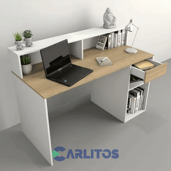 Escritorio Con Repisa Tables Olmo Finlandes-Everest