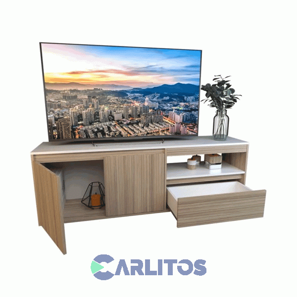 Rack Tv Tables Terrae 1.54 Mts Ccb-Cocobolo-Blanco