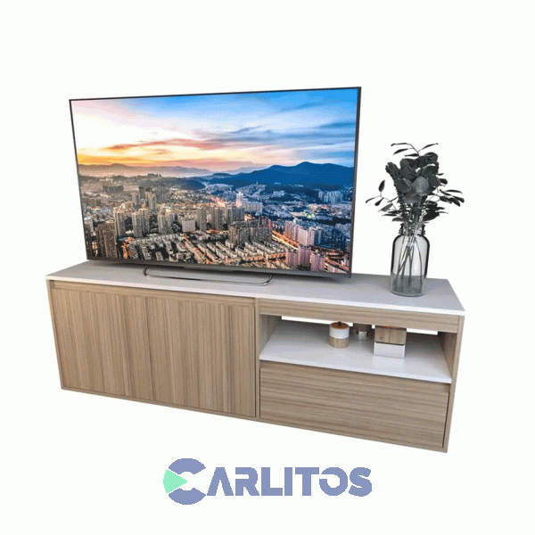 Rack Tv Tables Terrae 1.54 Mts Ccb-Cocobolo-Blanco
