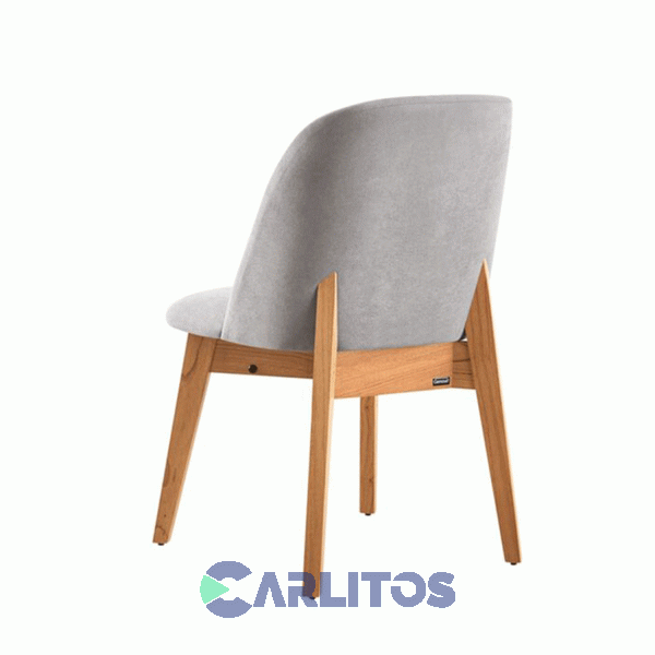 Sillon Sapporo Tapizado Tela Genoud Paraiso Lustre Roble
