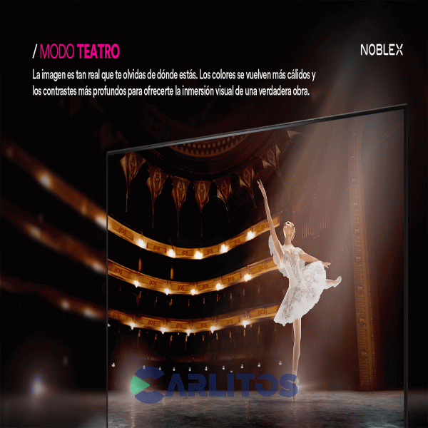 Smart TV Led 75" 4K Ultra HD Noblex Con Google Tv Dv75x8580
