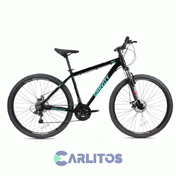 Bicicleta Gravity Todo Terreno Disco Mtb R 29" Benz Nv Negro Y Verde
