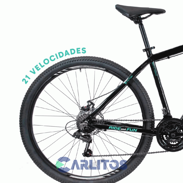 Bicicleta Gravity Todo Terreno Disco Mtb R 29" Benz Nv Negro Y Verde