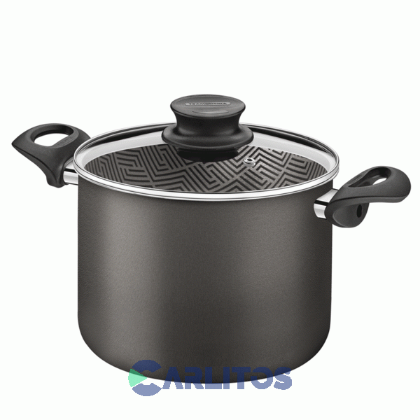 Olla Alta Tramontina Antiadherente 11.8 Lts Linea Paris Textur 28530/628