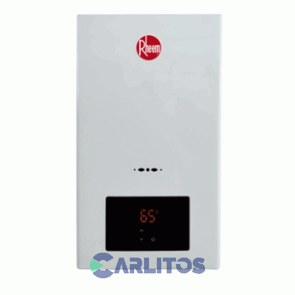 Calefon A Gas Rheem Sin Llama Piloto Con Sensor 14 Lts Gn R7-14l-Gn-Xi-D