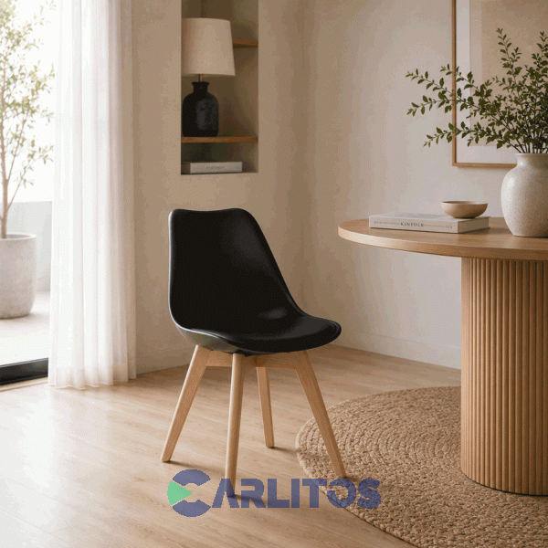 Silla Magnolia Garden Life Negra F908601