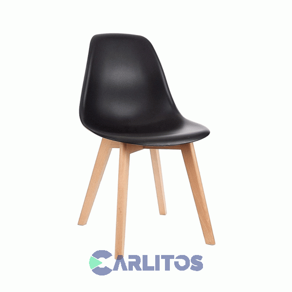 Silla Magnolia Garden Life Negra F908601