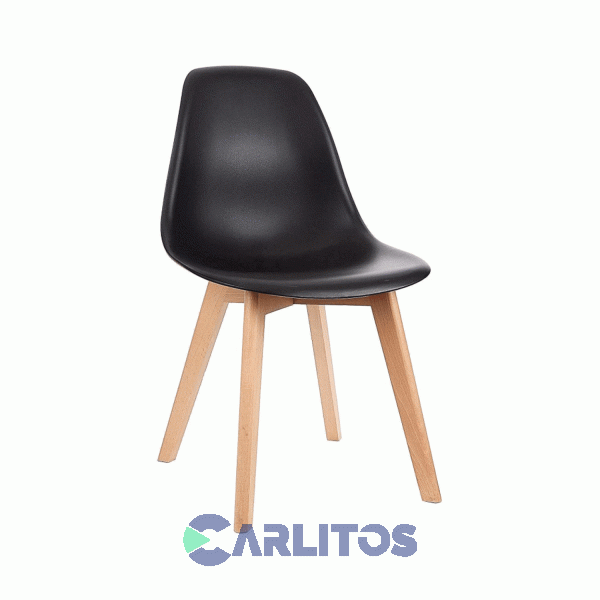 Combo X 4 Sillas Magnolia Garden Life Negra F908601x4