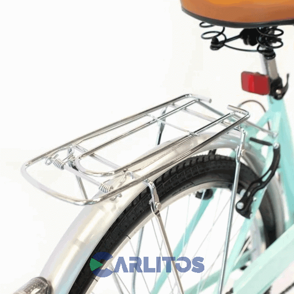 Bicicleta Randers Urbana Dama Vintage Aluminio R 26" Bke-136-B Verde