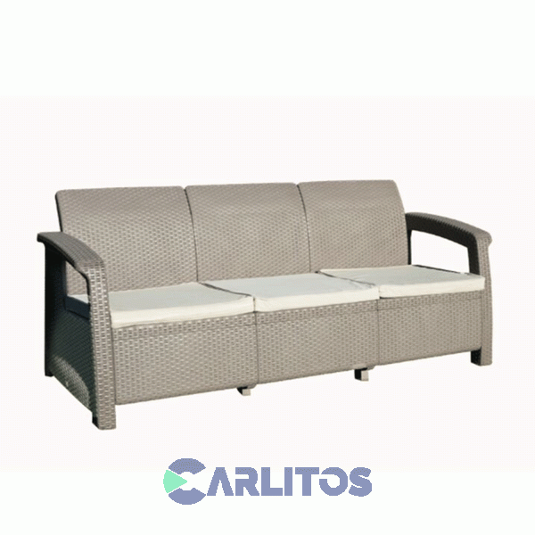 Sillon 3 Cuerpos Voss 2000 Roma Set 3 Capuchino