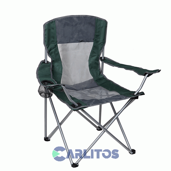 Sillon Director Plegable Con Funda Y Apoya Vaso Waterdog Cha96086gm Verde