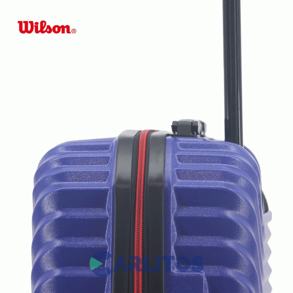 Valija 20" Rigida 4 Ruedas Giratorias Wilson 65.1757f/2 Azul Francia