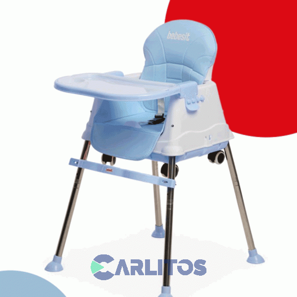 Silla De Comer Bebesit Dise&ntilde;o Booster 6250-C Celeste