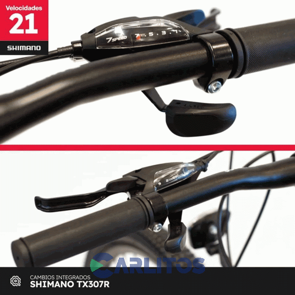 Bicicleta Randers Todo Terreno Horus Disco MTB 29" Bke-2129-Md - Talle M Azul Con Negro