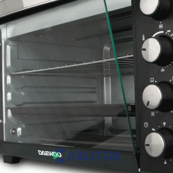 Horno Electrico Daewoo Grill Conveccion 55 Litros - 2 Anafes Dw-5094ca