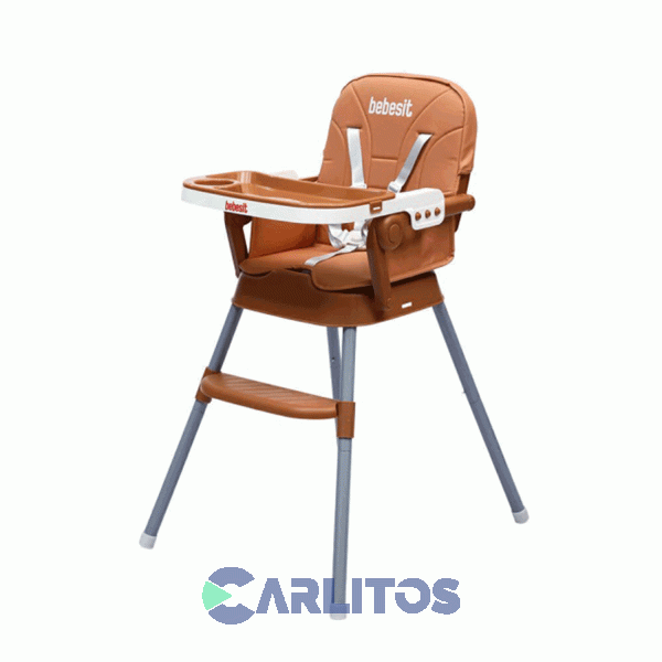 Silla De Comer Bebesit Convertible Booster 6230-C Marron