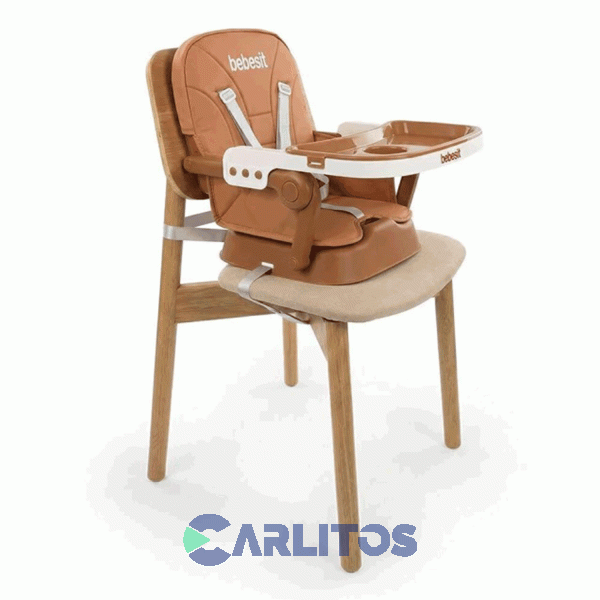 Silla De Comer Bebesit Convertible Booster 6230-C Marron