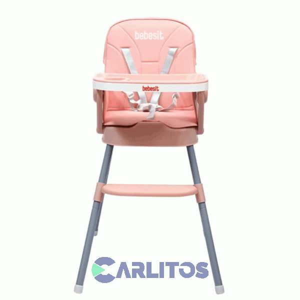 Silla De Comer Bebesit Convertible Booster 6230-b Rosa
