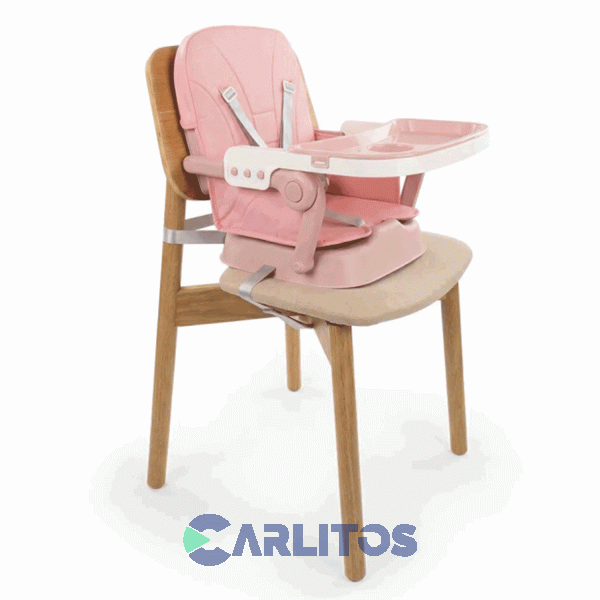 Silla De Comer Bebesit Convertible Booster 6230-b Rosa