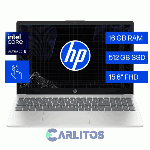 Notebook 15,6" HP Intel Core I5 16 GB HD Solido 512 GB HP 15-Fd2359la