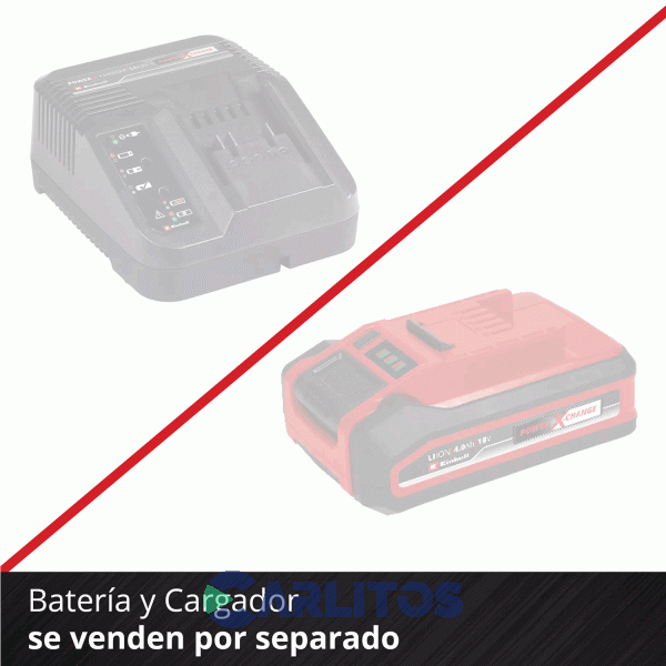 Taladro  Atornillador Einhell Inalambrico 18 V De Impacto 2900 Rpm 4510034 Te-Ci 18/1 Li-Solo