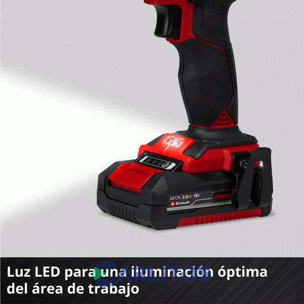 Taladro Atornillador Einhell 13 Mm Inalambrico 18 V 451421 Tp-Cd 18/60 Li-I Bl (1 X 2.0Ah)
