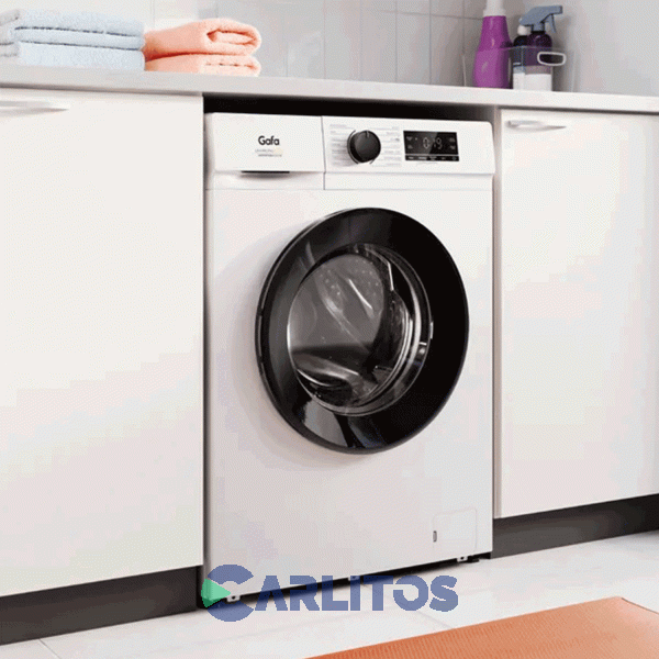 Lavarropa Carga Frontal Gafa 6 KG 1000 RPM Blanco Inverter Lfg06w Slim
