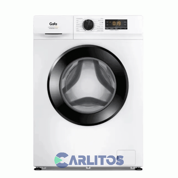 Lavarropa Carga Frontal Gafa 6 KG 1000 RPM Blanco Inverter Lfg06w Slim
