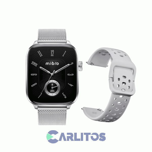 Reloj Inteligente Mibro Smart Watch Fit 187-82248 Plateado